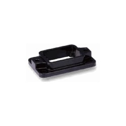 Embase encastrée 10B, Aluminium moulé sous pression, acier inoxydable, IP68/IP69K, Sortie basse